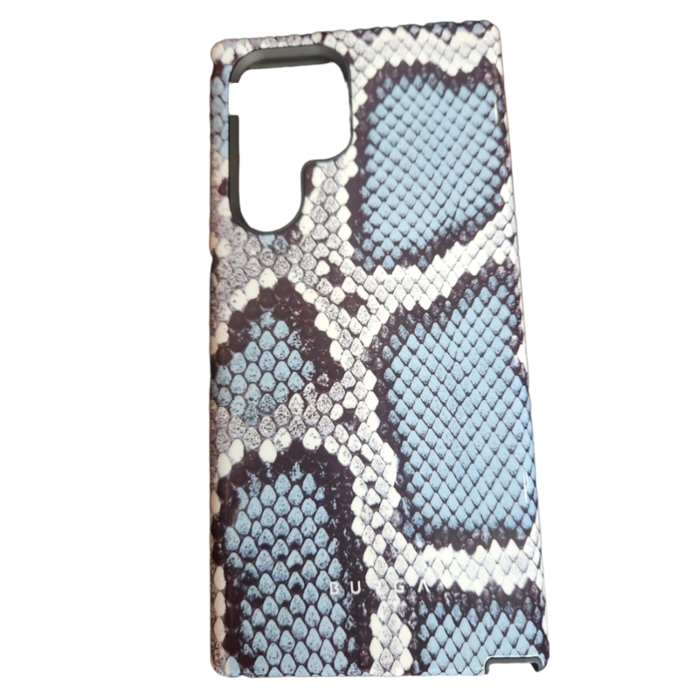 BURGA S22 Ultra Blue snake printphone case